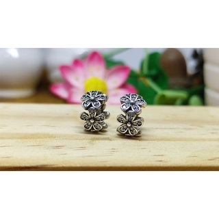 GauBee Charm bạc 925 hoa daisy bạc s925