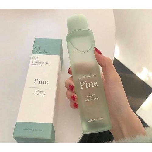 Combo Dưỡng Ẩm, Phục Hồi Da, Ngừa Mụn 9 Wishes Pine ( Toner 150ml , Kem 50ml )