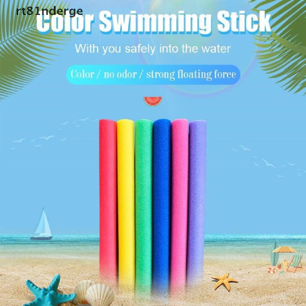 【ge】 Solid Swimming Floating Foam Sticks Swim Pool Noodle Water Float Aid Noodles .