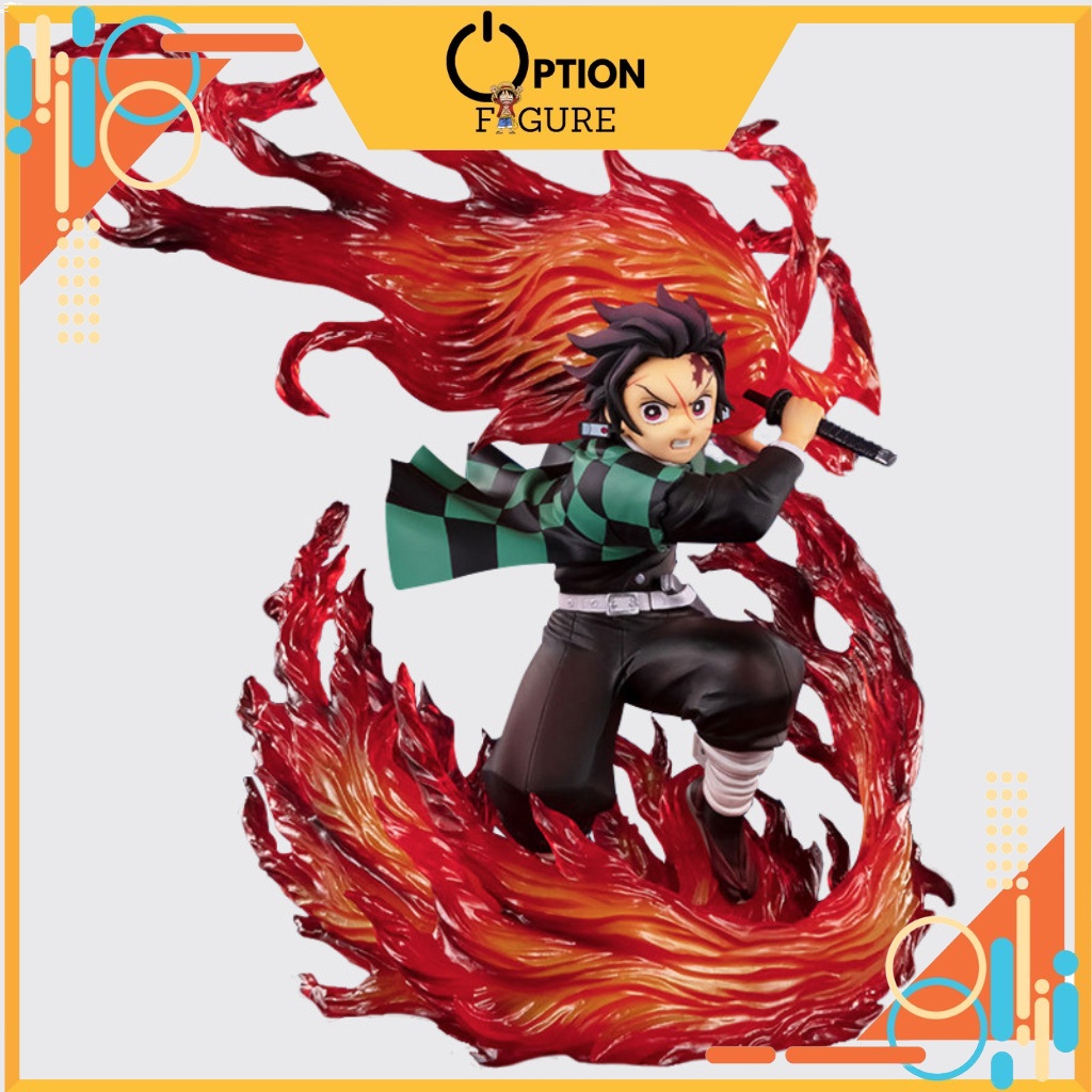 Mô Hình Anime Kimetsu no Yaiba Tanjiro vũ điệu mặt trời 22cm hàng đẹp, Figure Thanh Gươm Diệt Quỷ Tanjirou decor ngầu