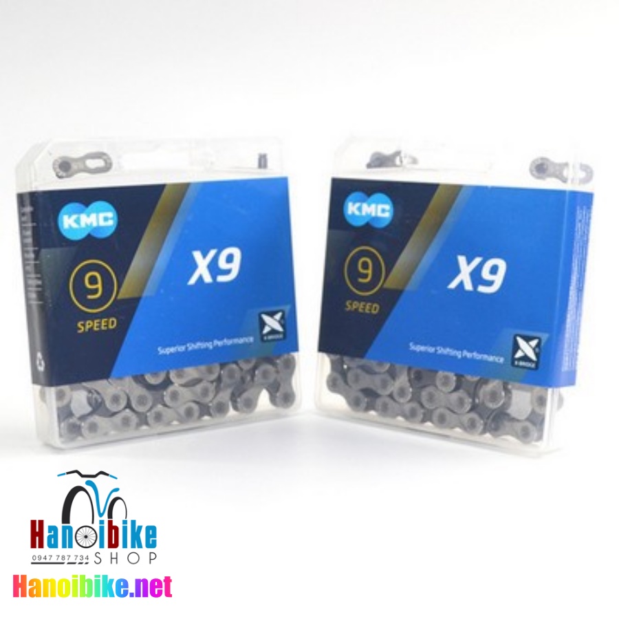 Xích xe đạp KMC X8,X9,X10,X11,X12 speed cho từng loại líp