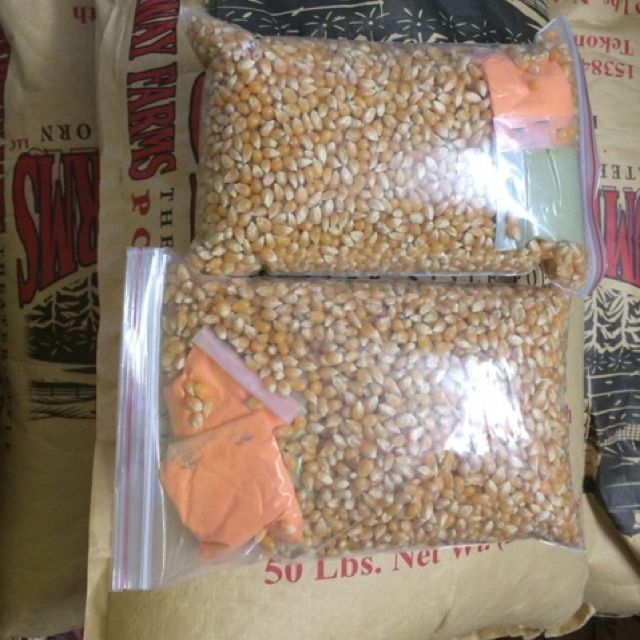 Combo Bắp Mỹ tự làm bắp rang bơ (1kg Bắp + 100g phô mai)