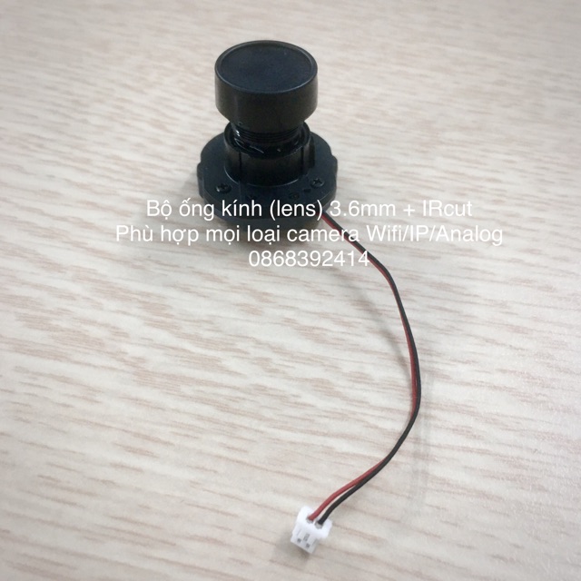 Ống kính camera 3.6mm 2.0MP cho mọi loại camera wifi/IP/Analog