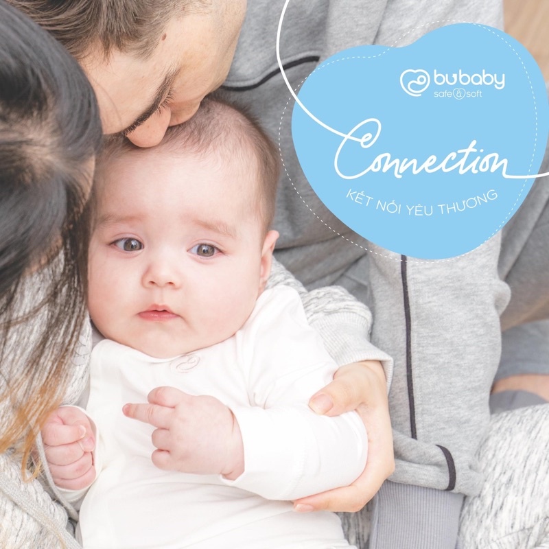 Bộ Body Bambus Sơ Sinh Bu baby dành cho bé trai bé gái mềm mịn an toàn.