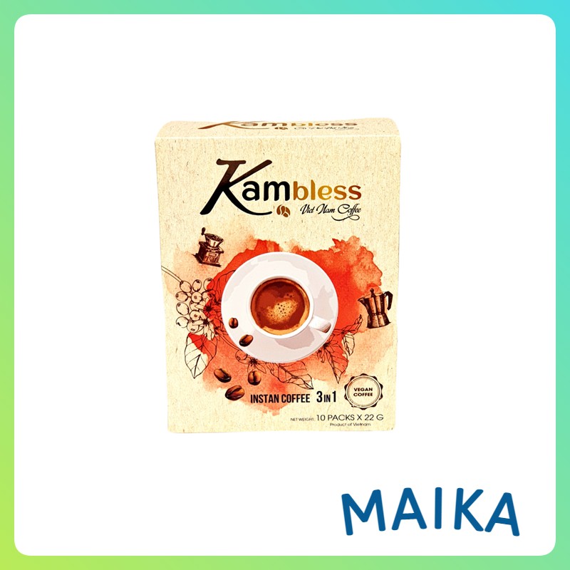 Hộp cafe hòa tan (Vegan) Kambless Ngọc Thảo | 10 túi | BigBuy360 - bigbuy360.vn