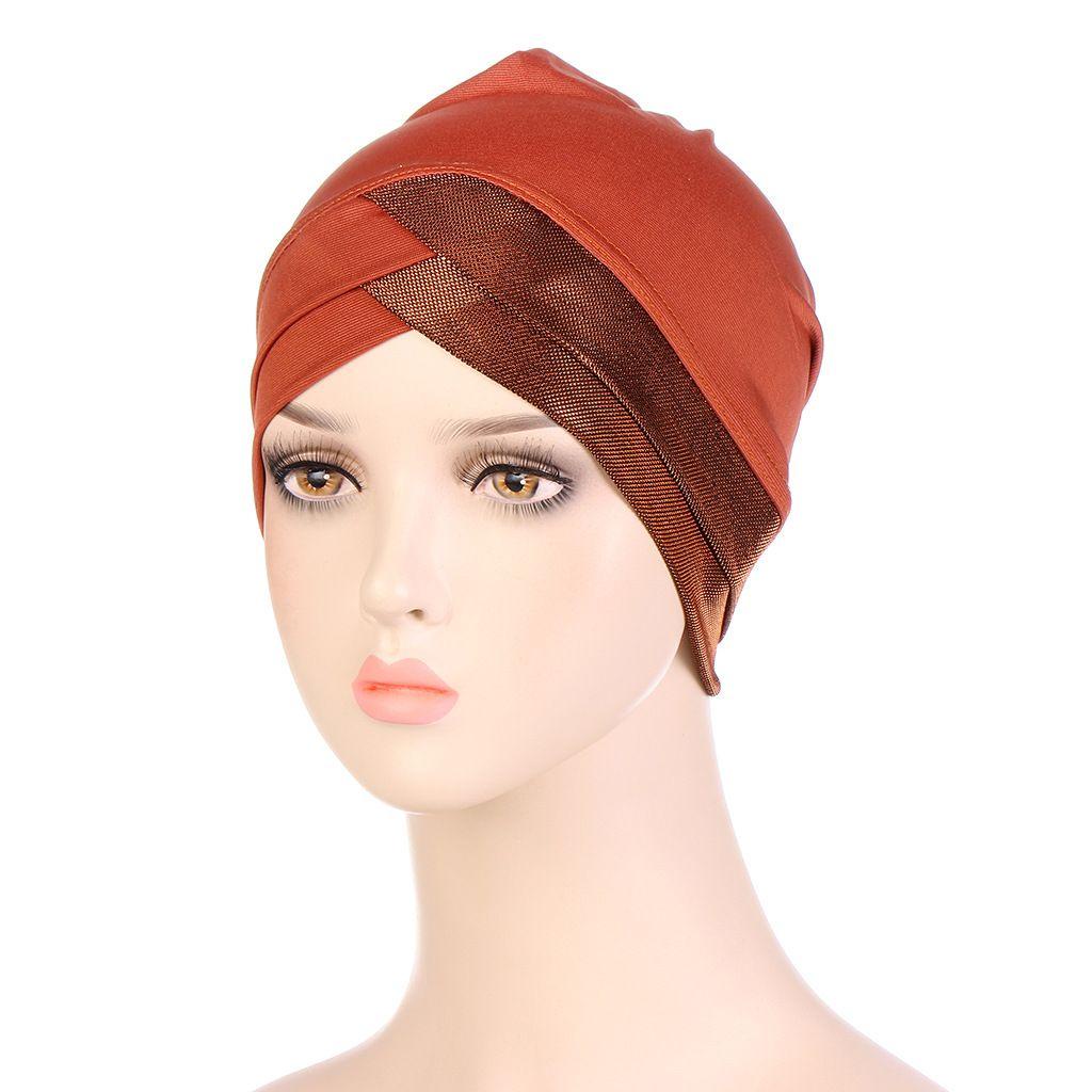 Mũ Turban Co Giãn Chống Rụng Tóc 1 Cái Cho Nữ
