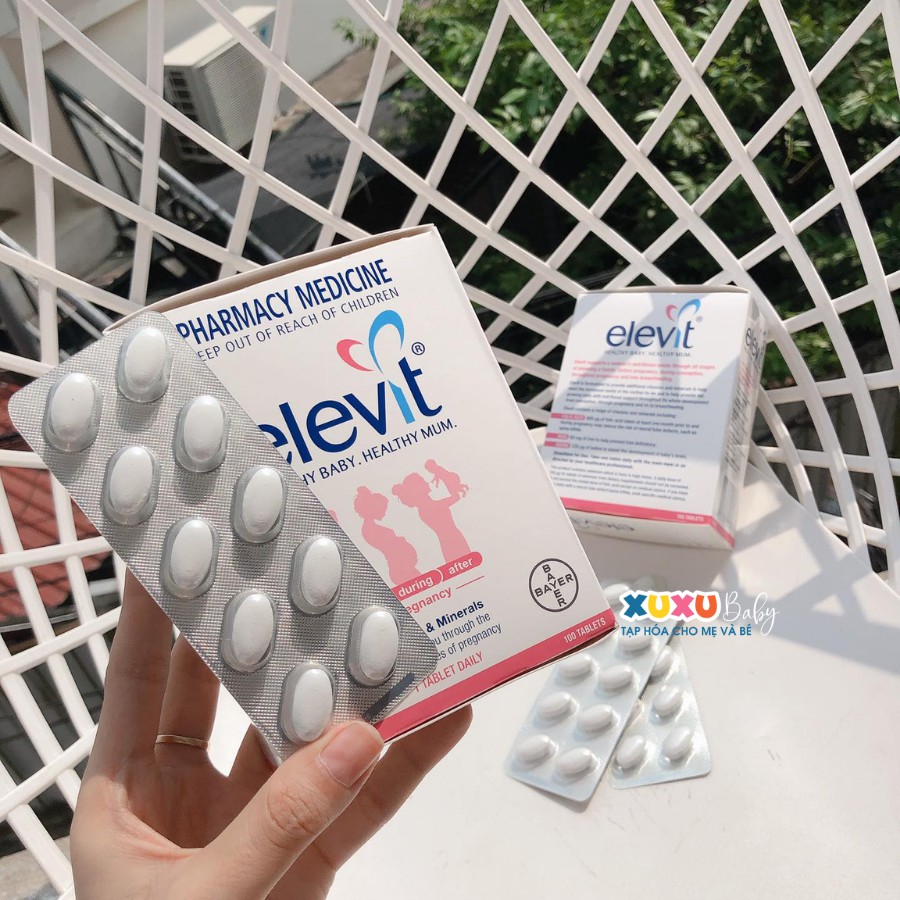 Elevit Úc - Vitamin Tổng Hợp Cho Bà Bầu Hộp 100 viên