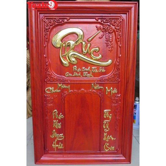 Đốc Lịch Chữ Phúc Giá Rẻ Dát Vàng 62x42 Nội Thất