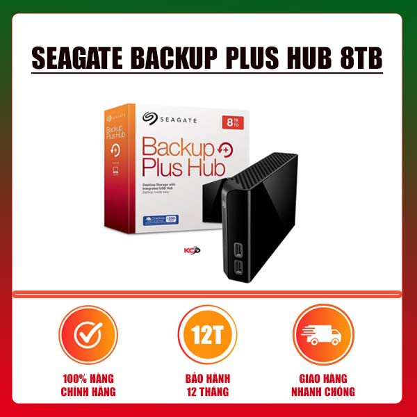 Ổ Cứng Di Động Seagate Backup Plus Hub 8tb Mới