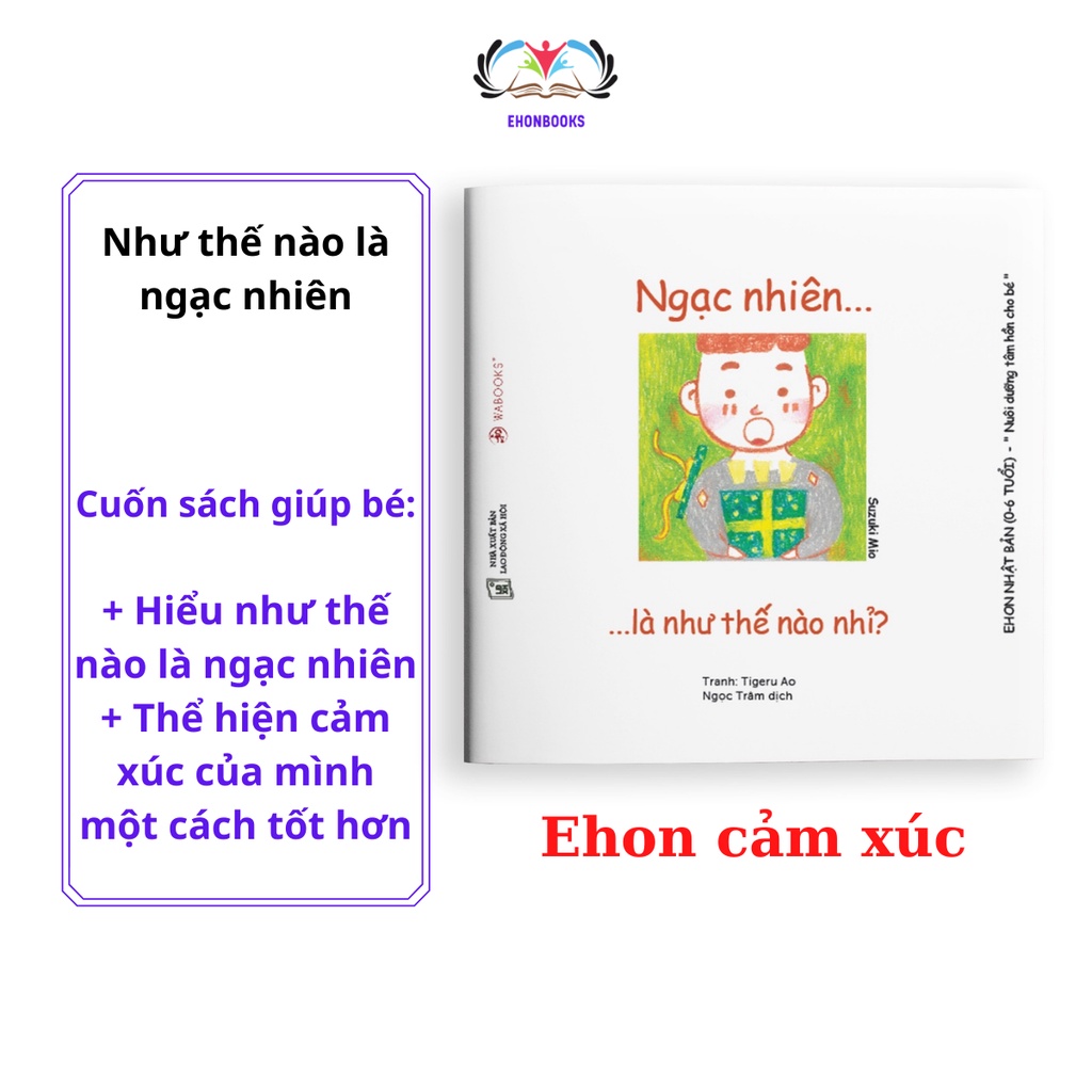 Sách Ehon Điều kì diệu Cảm xúc Ehon Nhật Bản cho bé từ 0 6 tuổi wabooks combo 3 cuốn