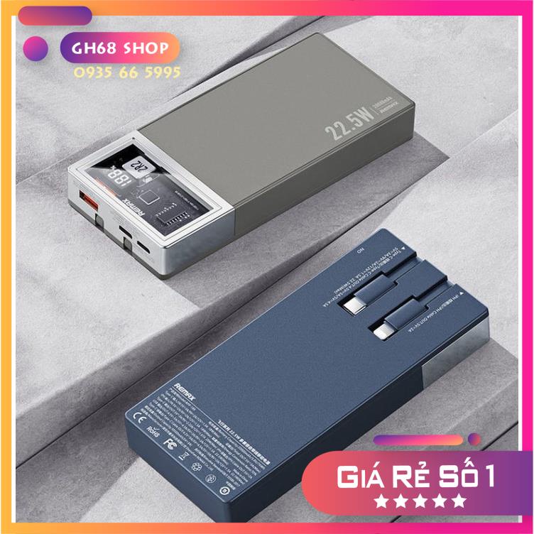 Sạc Dự Phòng 5 in 1 RPP-189 20.000mAh , 22.5w (sạc nhanh) - Chính Hãng Remax