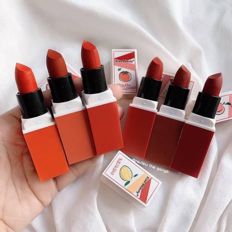 Son Thỏi Kiss Beauty Hoa Quả Fruit Matte Lipstick | BigBuy360 - bigbuy360.vn