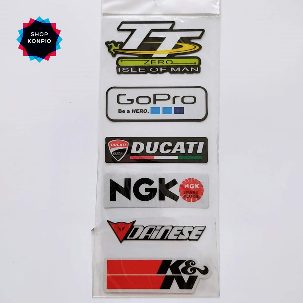 Bộ Tem Sticker Phản Quang TTZero Cao Cấp Dán Xe Máy, Ô Tô, Mũ Bảo Hiểm, Chống Thấm Nước, Chống Bay Màu