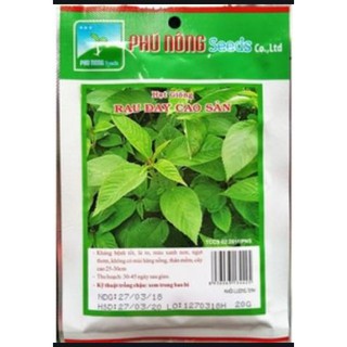 Hạt Giống Rau Đay Cao Sản ( Rau Đay Trắng) Phú Nông (20g)