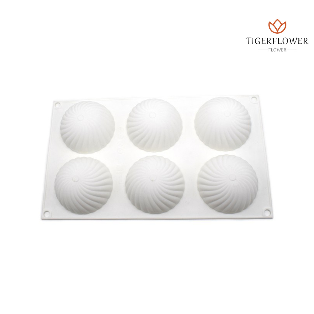 Khuôn Silicone Làm Bánh Hình Bán Nguyệt Họa Tiết Kẻ Sọc Diy