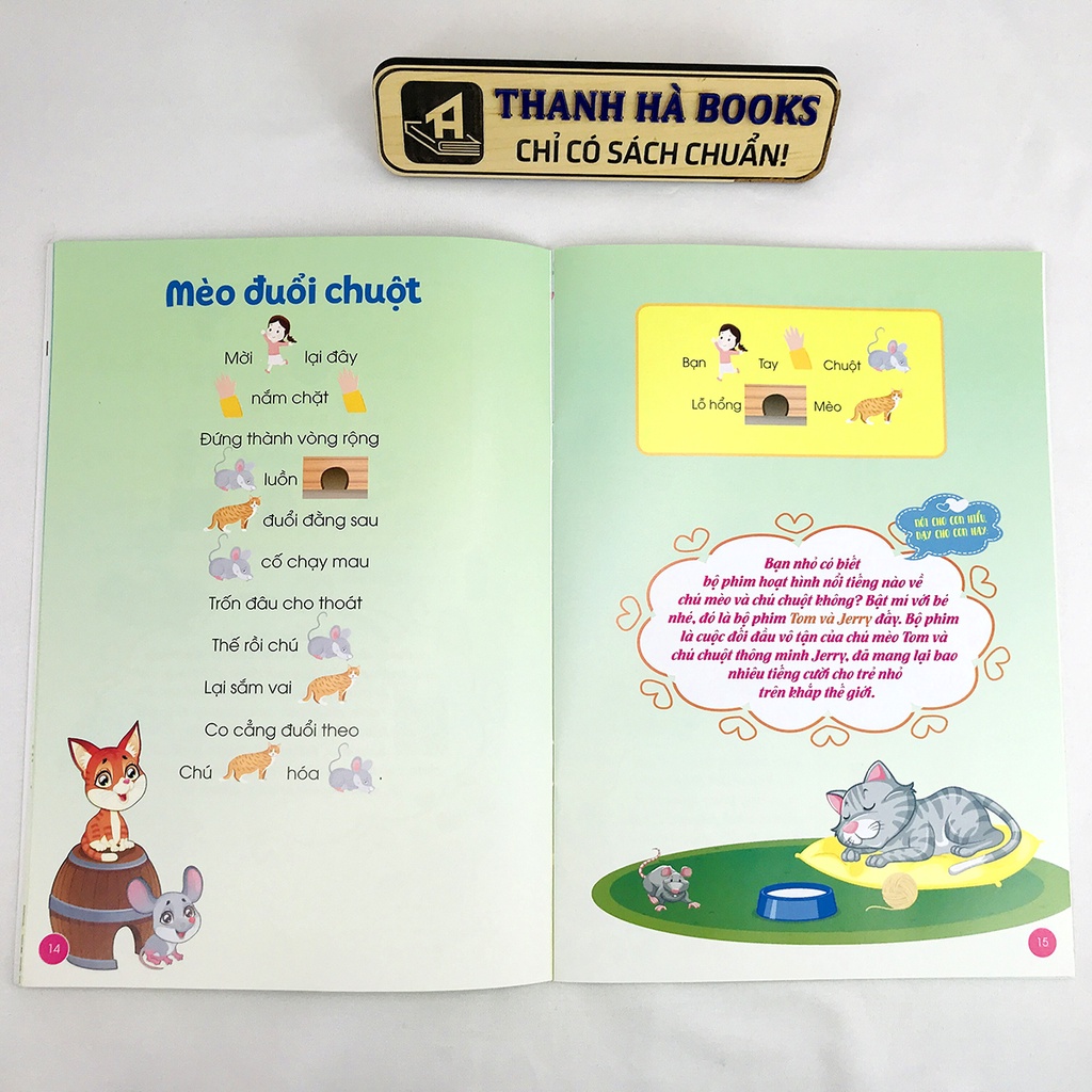 Sách - Tư duy ngôn ngữ qua hình ảnh - Đồng dao, thơ, truyện, câu đố (Bộ 4 quyển, lẻ tùy chọn) Dành cho trẻ từ 2 tuổi