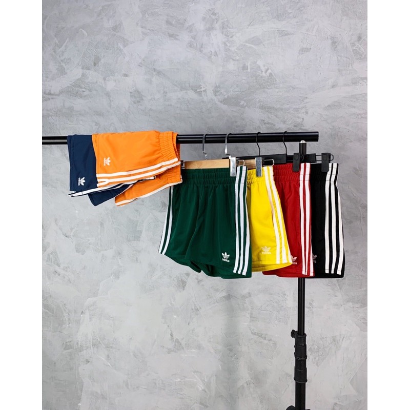 (HÀNG XUẤT XỊN) Quần short das xanh navy 3-Stripes Shorts Made in Cambodia full tag code  SIZE S M L
