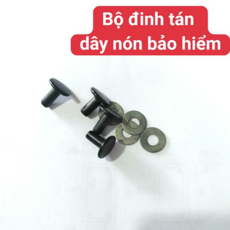 Bộ Đinh Tán Thay Dây Nón Bảo Hiểm 1/2 và 3/4,Anh Chị có thể tự thay tại nhà.