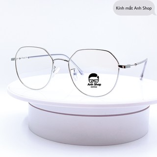 [Mã SKAMCLU8 giảm 10% cho đơn từ 100K] Kính kim loại lục giác 29100 nhận cắt cận viễn loan