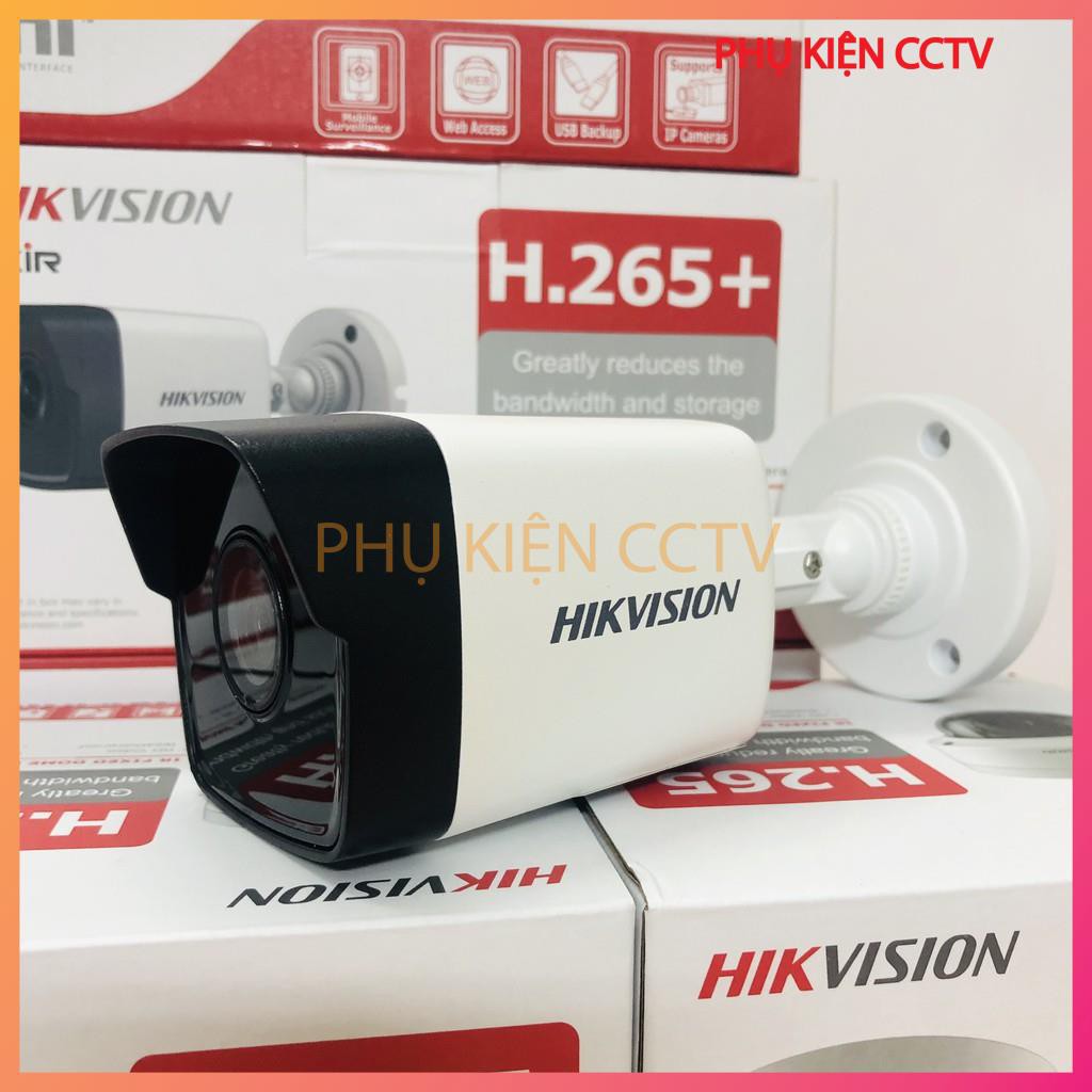 Bộ Camera Hikvision ip 2mp 1/2/3/4 mắt hỗ trợ POE full phụ kiện lắp đặt