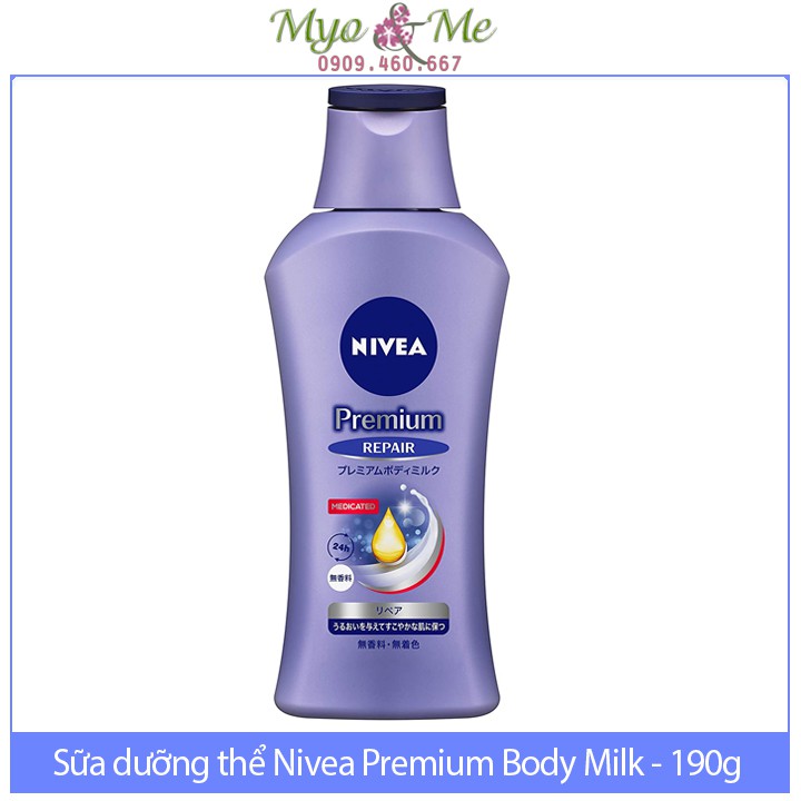 (Mẫu mới) Sữa dưỡng thể Nivea Premium Body Milk Nhật Bản