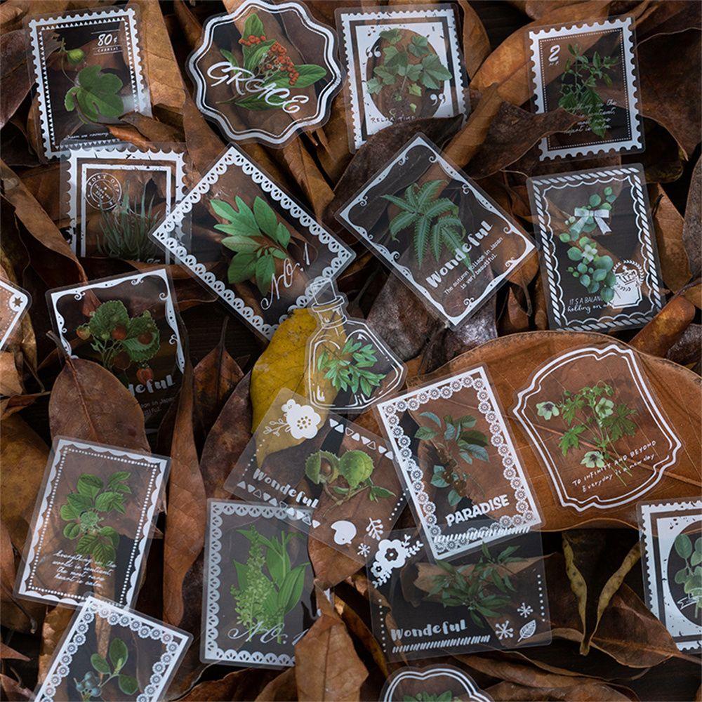 Set 60 Sticker Dán Trang Trí Sổ Lưu Niệm / Nhật Ký DIY