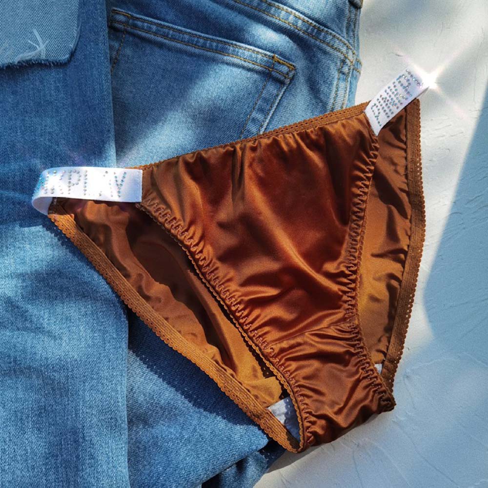 Quần Lót Không Đường May Lưng Thấp In Chữ Màu Hồng Gợi Cảm Phong Cách Hàn Quốc Cho Nữ | BigBuy360 - bigbuy360.vn