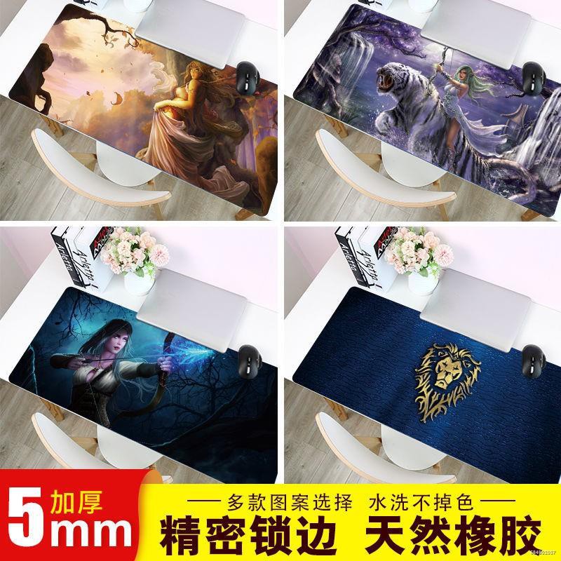 ☋Tấm Lót Chuột Và Bàn Phím Máy Tính Cỡ Lớn In Hình Game World of Warcraft
