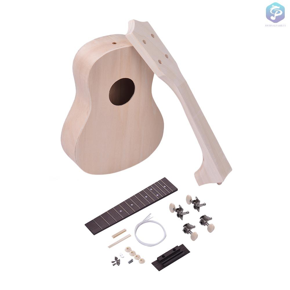 Bộ dụng cụ tự làm đàn Ukulele 21inch bằng gỗ cho những người yêu thích ukulele