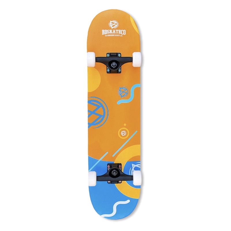 Ván Trượt Skateboard Cao Cấp Châu Âu- BDSKATECO COMPLETE MEMPHIS YELLOW 8.0