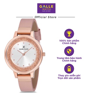 Đồng hồ nữ Premium Daniel Klein DK12051 chống nước, kính cứng chống va đập, dây da cách điệu cao cấp chính thumbnail