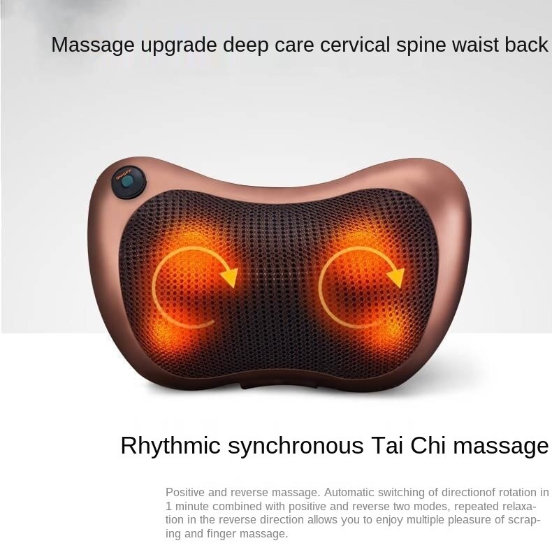 Máy mát xa cột sống cổ gối điện massage cổ vai eo lưng chân toàn thân đa năng tích hợp ô tô tại nhà