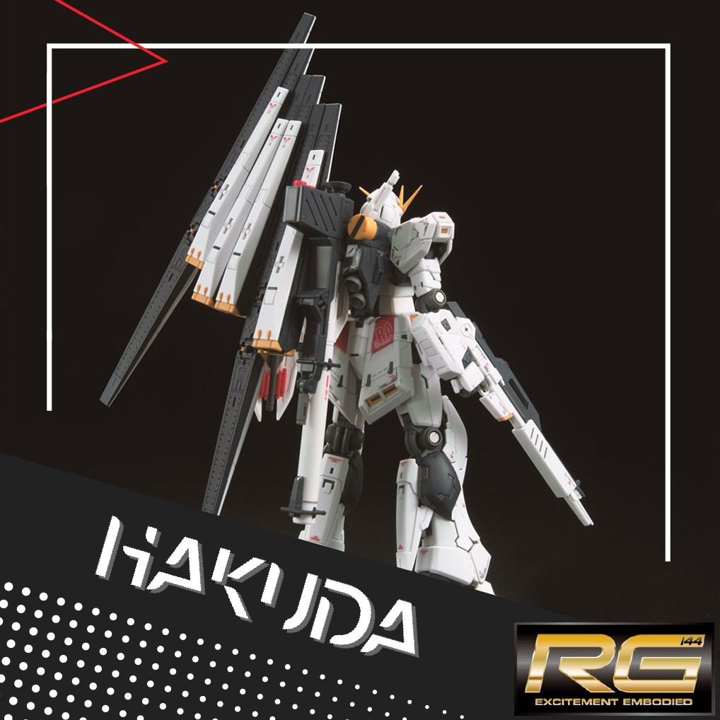 Mô hình RG 32 1/144 Nu Gundam - Chính hãng Bandai Nhật Bản
