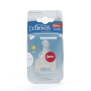   ✅Núm ty Dr Brown cổ hẹp level 1,2,3,4 (vỉ 2 chiếc)