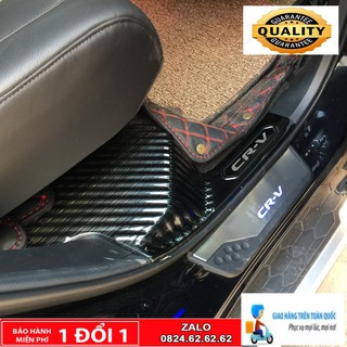 Bộ ốp bậc - nẹp bước chân honda cr-v, crv 2018-2020 - titan