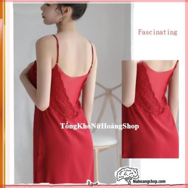 [Siêu Phẩm - Sang Chảnh][ĐỦ SIZE M, L,XL 42-65kg ] Váy Ngủ Lụa CÓ MÚT Nâng Ngực ĐẸP B1026