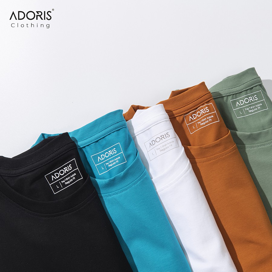 Áo thun nam cổ tròn ADORIS vải Cotton 4 chiều co giãn,dày dặn, Form dáng chuẩn - AP001 | BigBuy360 - bigbuy360.vn