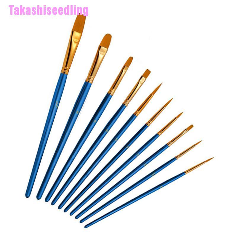 Bộ 10 Cọ Vẽ Màu Nước Chất Lượng Cao