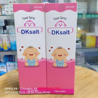 Dung dịch vệ sinh mũi DKSALT BABY - DK Pharma