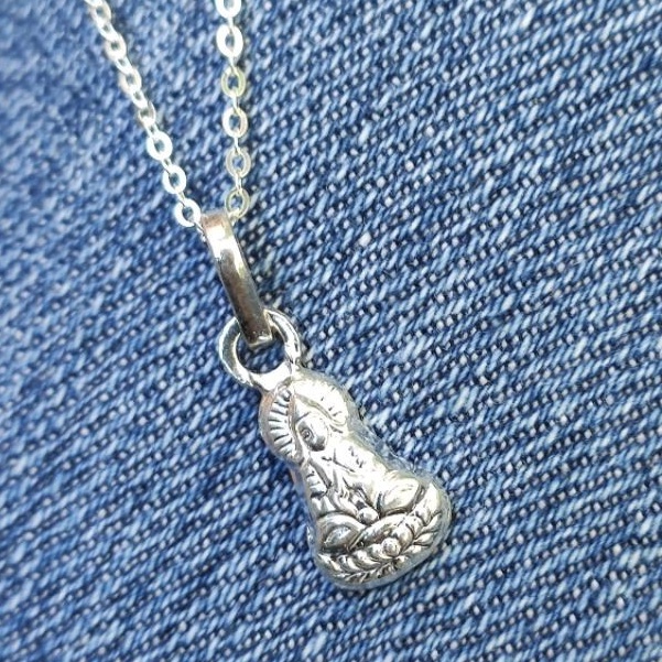 Dây chuyền bạc ta phật quan âm sợi mảnh