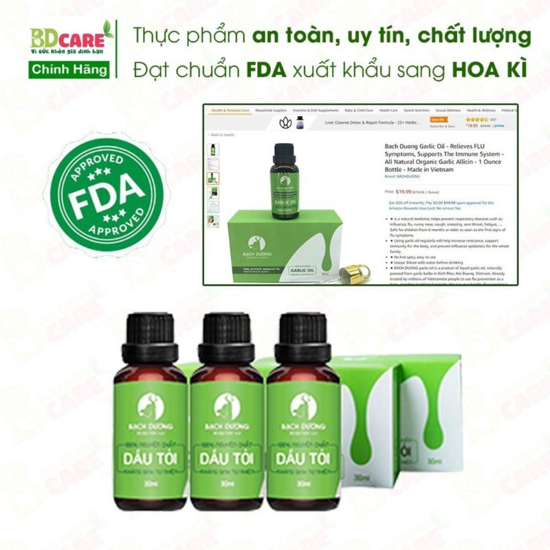 Dầu Tỏi Bạch Dương - Kháng Sinh Tự Nhiên - 30ml tăng đề kháng khỏe đường hô hấp cho trẻ em và người lớn