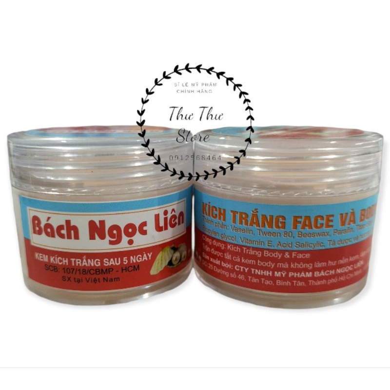 Kem Kích Trắng Bách Ngọc Liên Dưỡng Trắng Da Body
