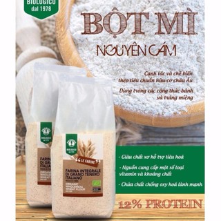 Bột Mì Nguyên Cám Hữu Cơ 1kg ProBios/Markal - Thơm Ngon, Dinh Dưỡng, Giàu Protein