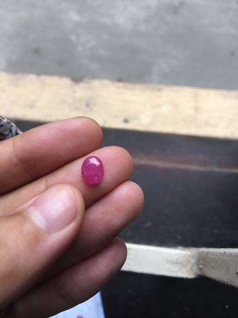 Nhẫn Ruby lục yên thiên nhiên