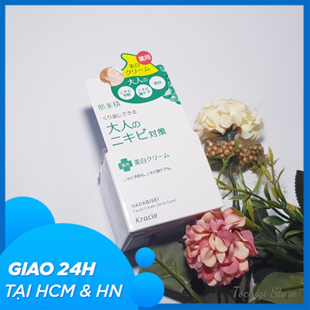 [Mã 2611TIEUDUNG100K giảm 8% đơn 500K] Kem dưỡng ngăn ngừa mụn và dưỡng trắng Kracie Hadabisei Acne | WebRaoVat - webraovat.net.vn