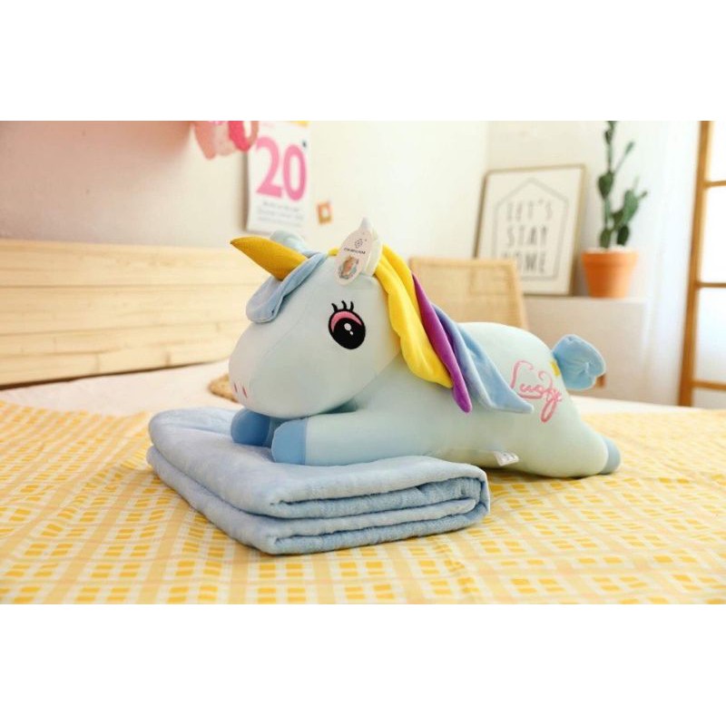 Chăn thú 2 trong 1 tiện lợi size 50cm