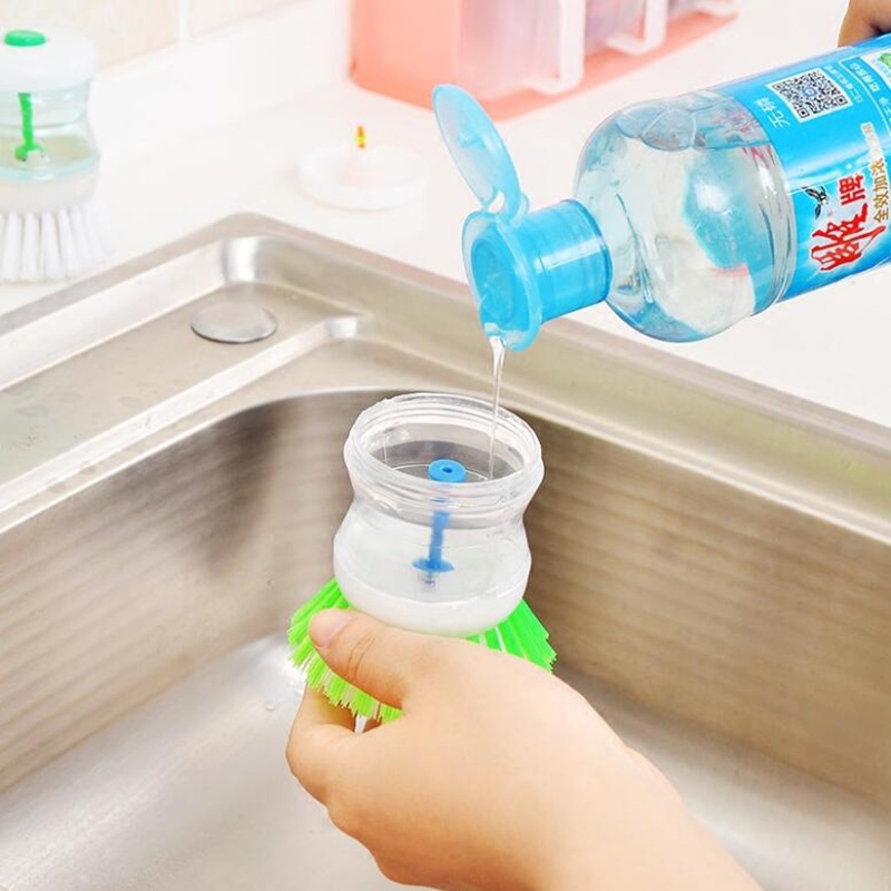 Bàn Chải Vệ Sinh Chén Dĩa/Xà Phòng Tự Động Sáng Tạo