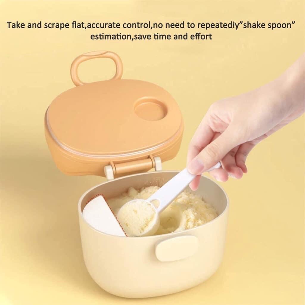 Hộp đựng sữa bột - đồ ăn khô cho bé hình vương miện 240g