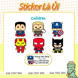 Sticker ủi cho bé đi học - hình ủi - decal ủi tên bé - in theo yêu cầu - thiết kế miễn phí - sticker dẻo cao su năm 2020