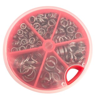 Hộp ring lắp mồi giả , khoen tròn gắn lưỡi mồi giả câu lure
